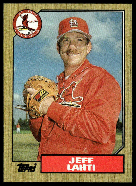1987 Topps #367 Jeff Lahti