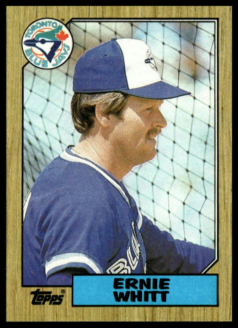 1987 Topps #698 Ernie Whitt