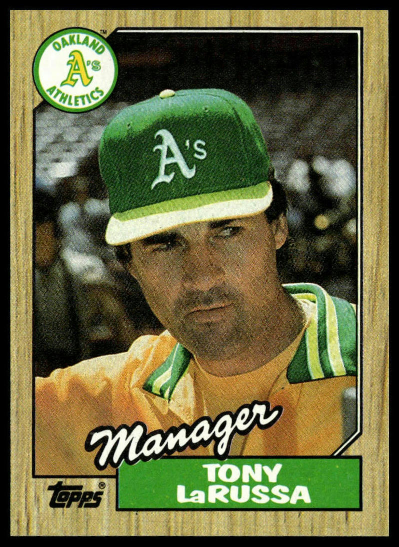 1987 Topps #68 Tony LaRussa