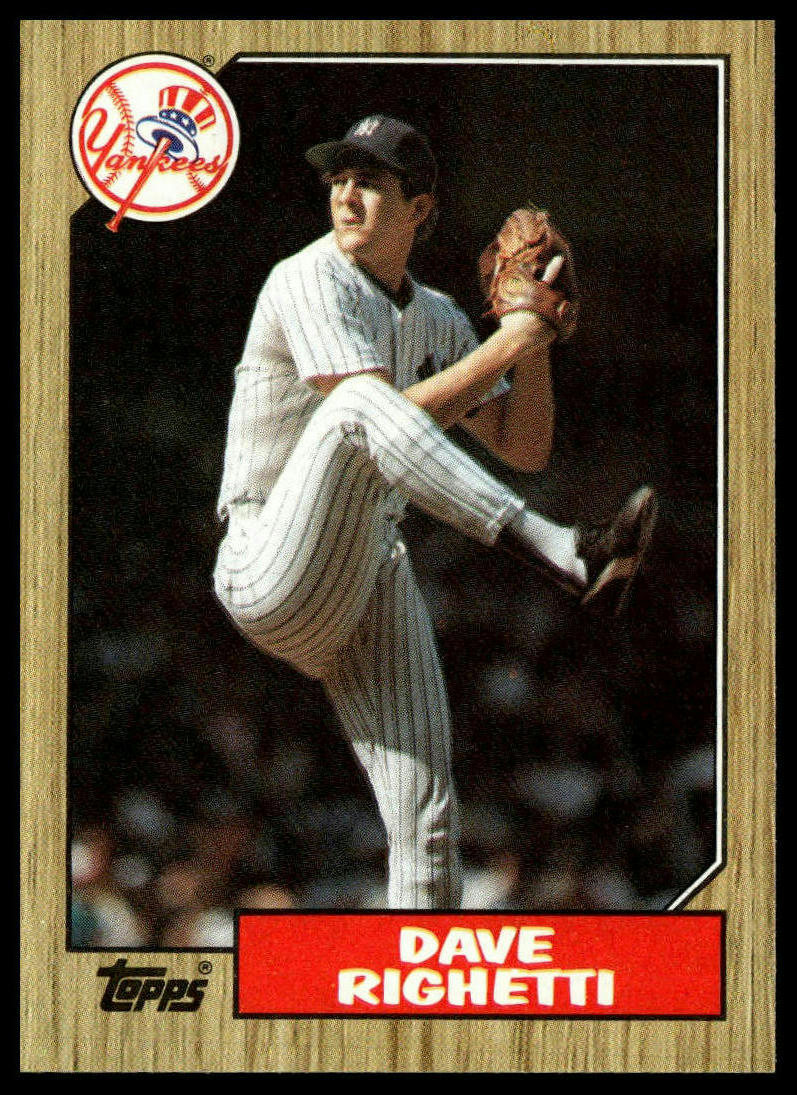 1987 Topps #5 Dave Righetti