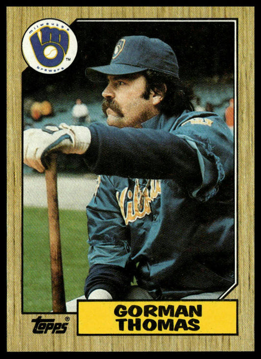 1987 Topps #495 Gorman Thomas