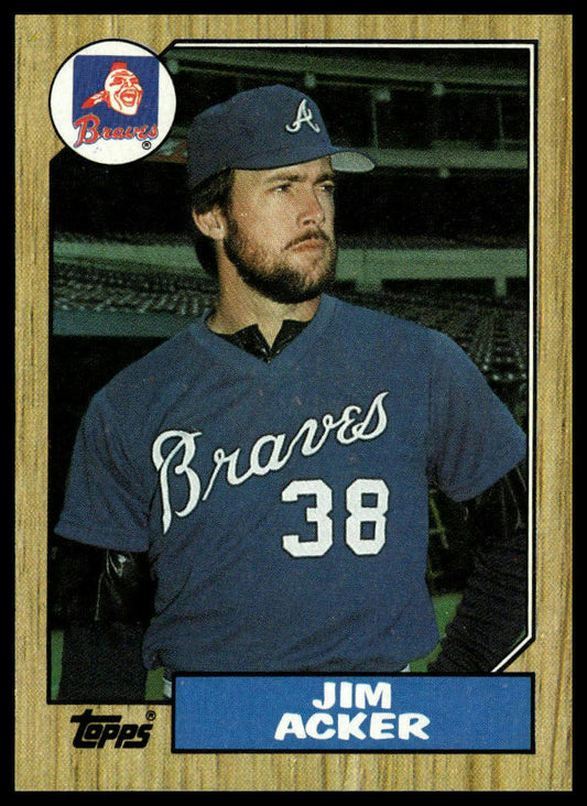1987 Topps #407 Jim Acker