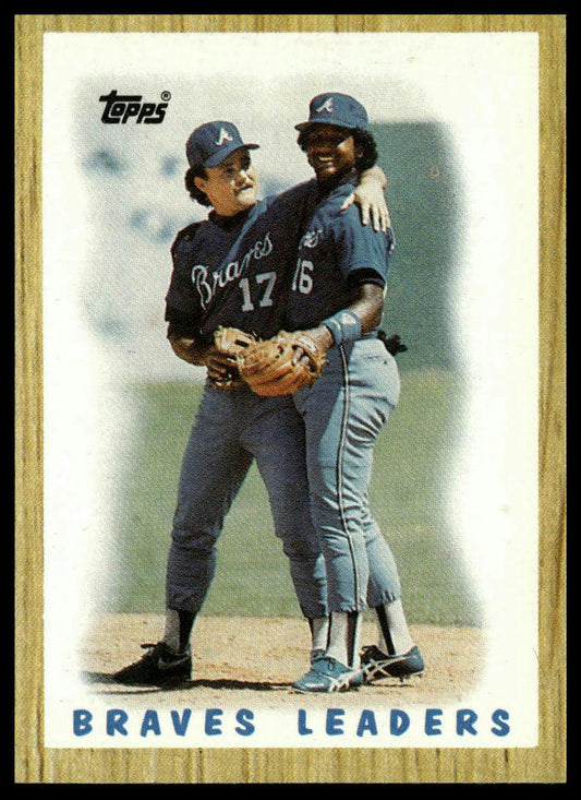 1987 Topps #31 Braves Leaders