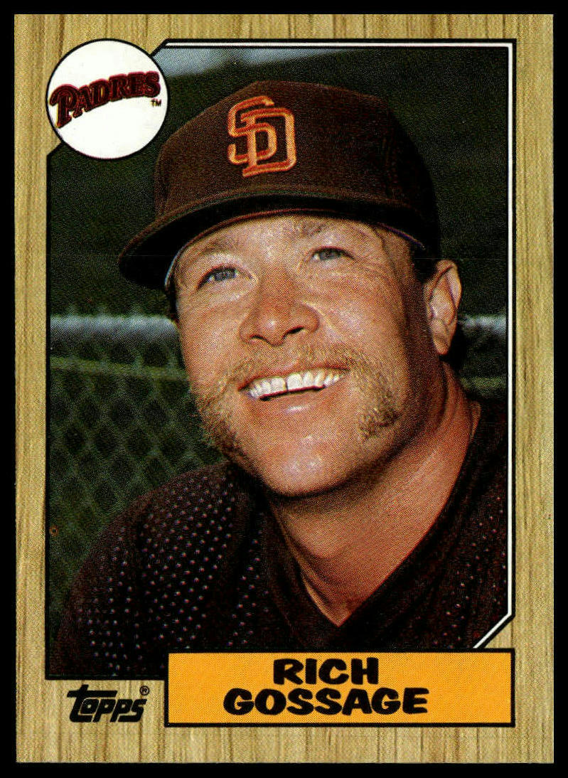 1987 Topps #380 Rich Gossage
