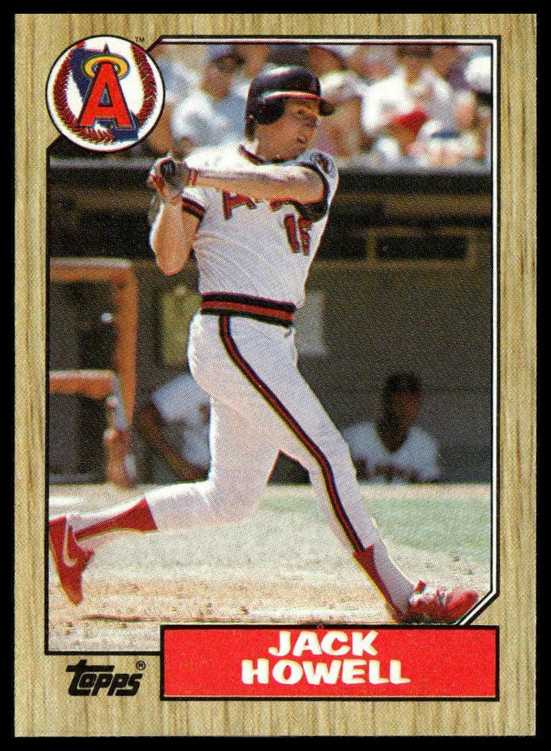 1987 Topps #422 Jack Howell