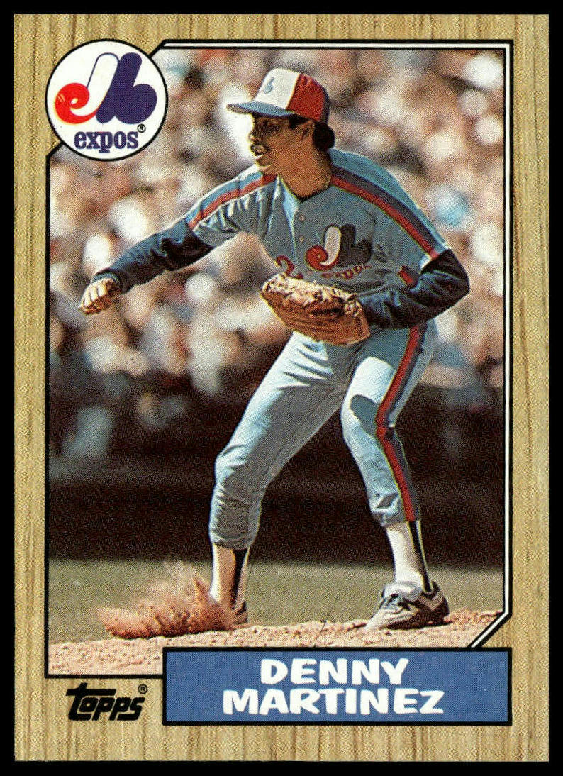 1987 Topps #252 Denny Martinez