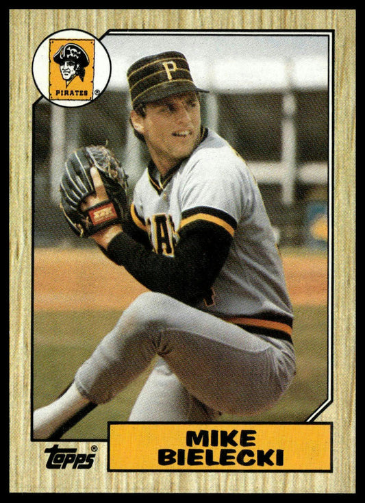 1987 Topps #394 Mike Bielecki