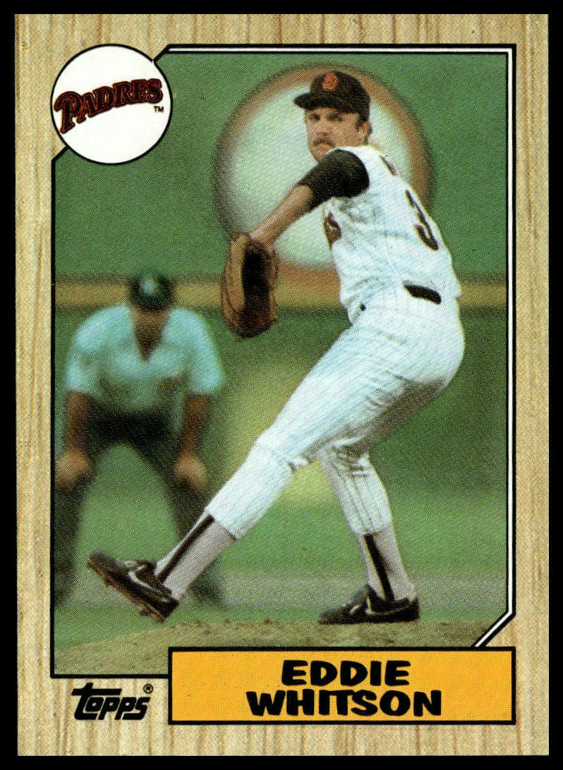 1987 Topps #155 Eddie Whitson