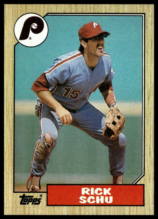 1987 Topps #209 Rick Schu