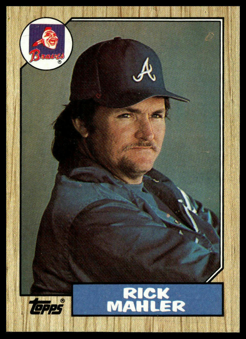 1987 Topps #242 Rick Mahler