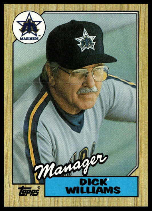 1987 Topps #418 Dick Williams