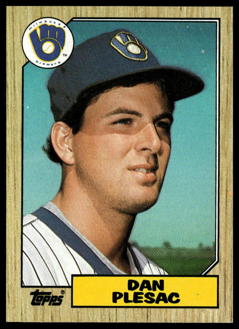 1987 Topps #279 Dan Plesac