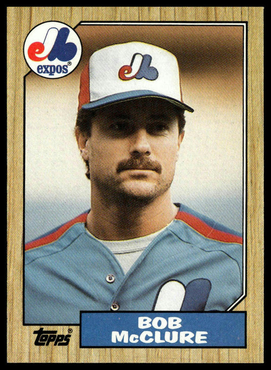 1987 Topps #707 Bob McClure