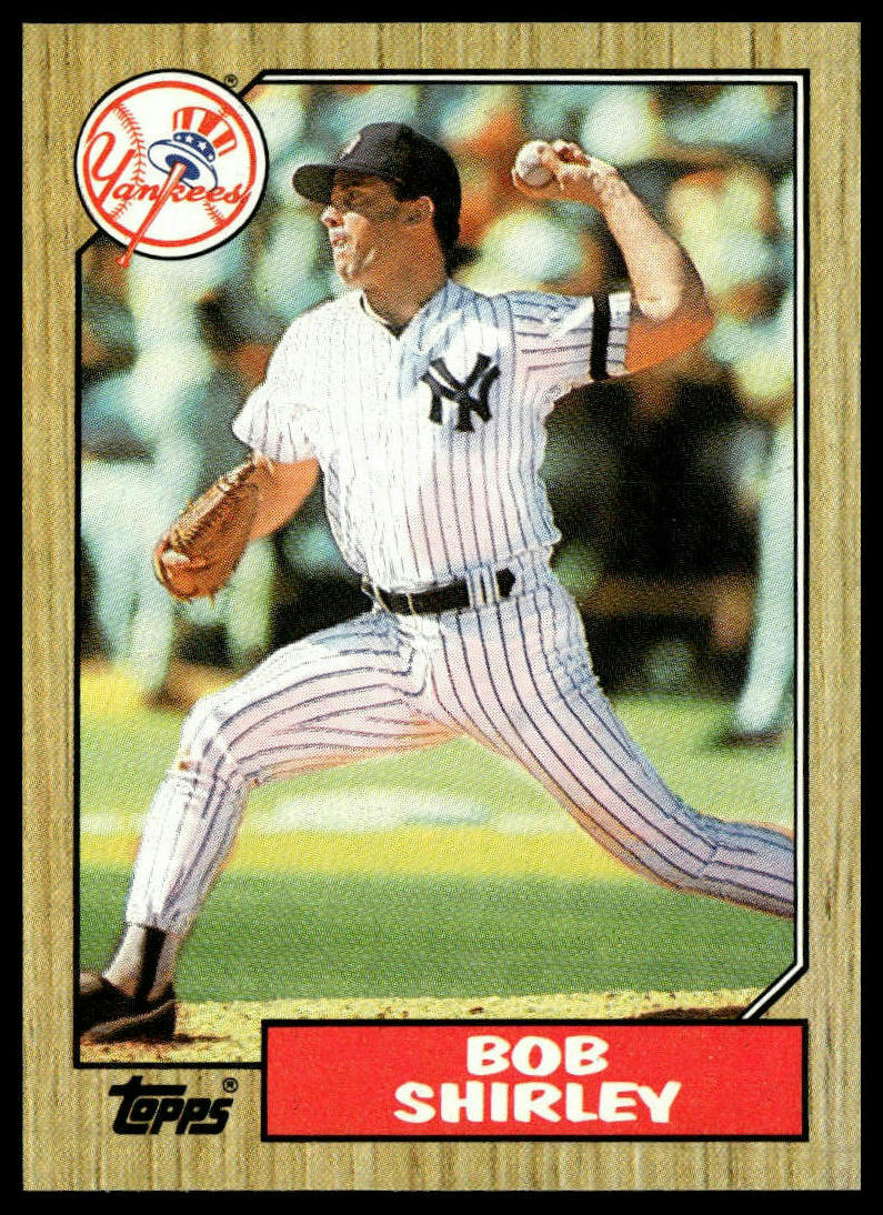 1987 Topps #524 Bob Shirley