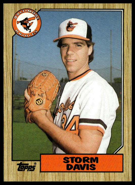 1987 Topps #349 Storm Davis