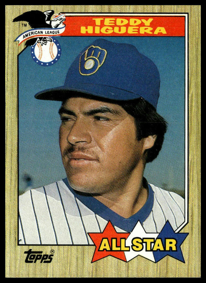 1987 Topps #615 Teddy Higuera