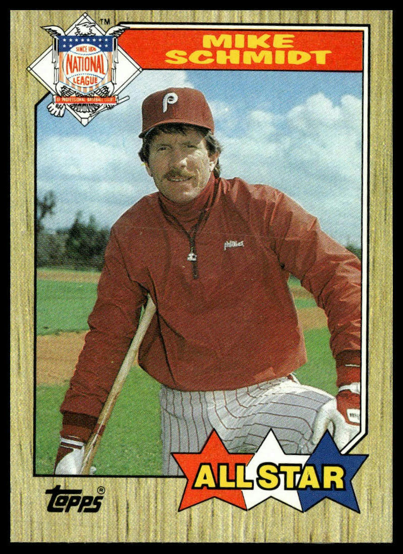 1987 Topps #597 Mike Schmidt
