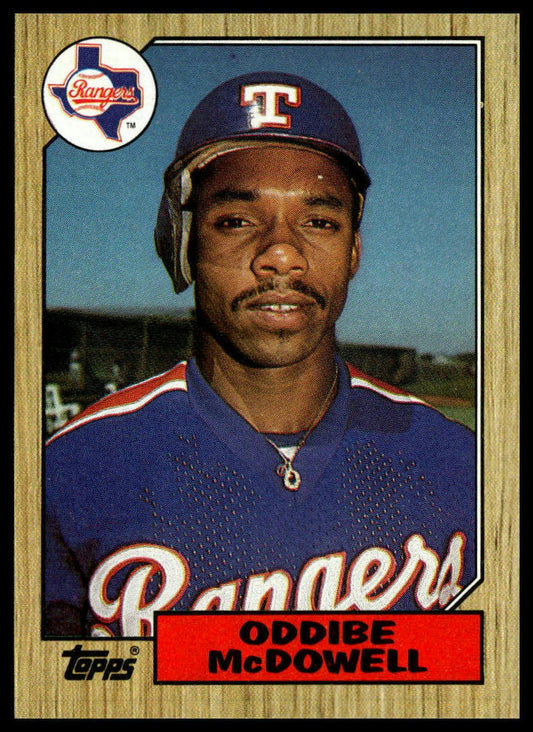 1987 Topps #95 Oddibe McDowell