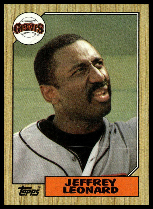 1987 Topps #280 Jeffrey Leonard