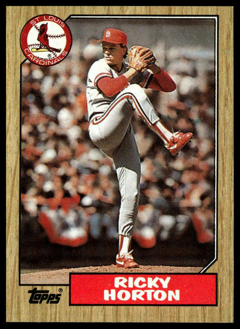 1987 Topps #542 Ricky Horton