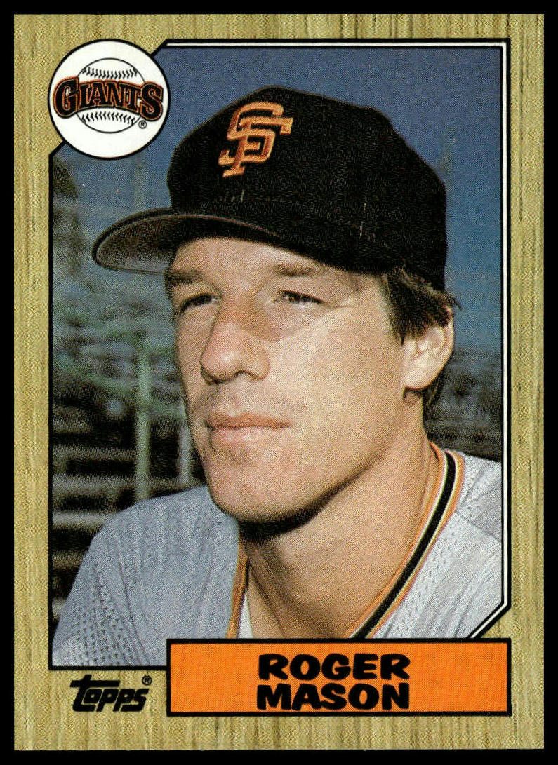 1987 Topps #526 Roger Mason