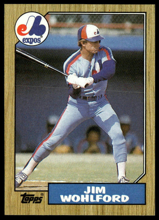1987 Topps #527 Jim Wohlford