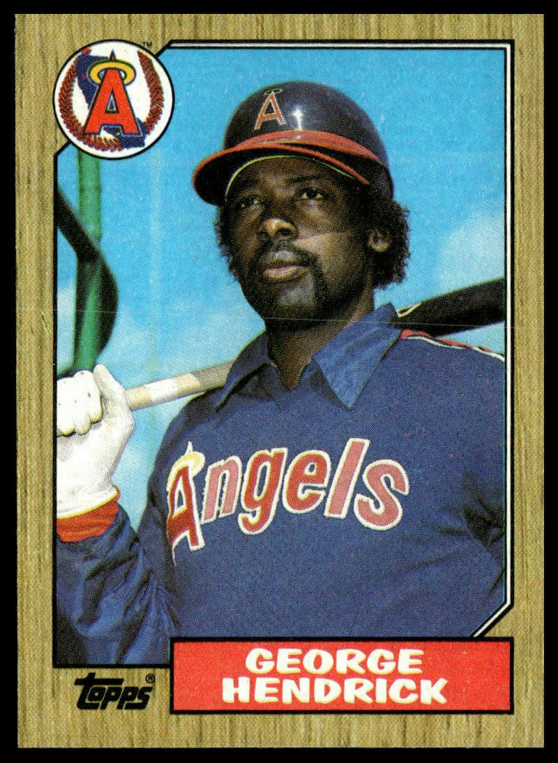 1987 Topps #725 George Hendrick
