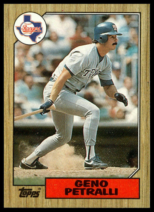 1987 Topps #388 Geno Petralli