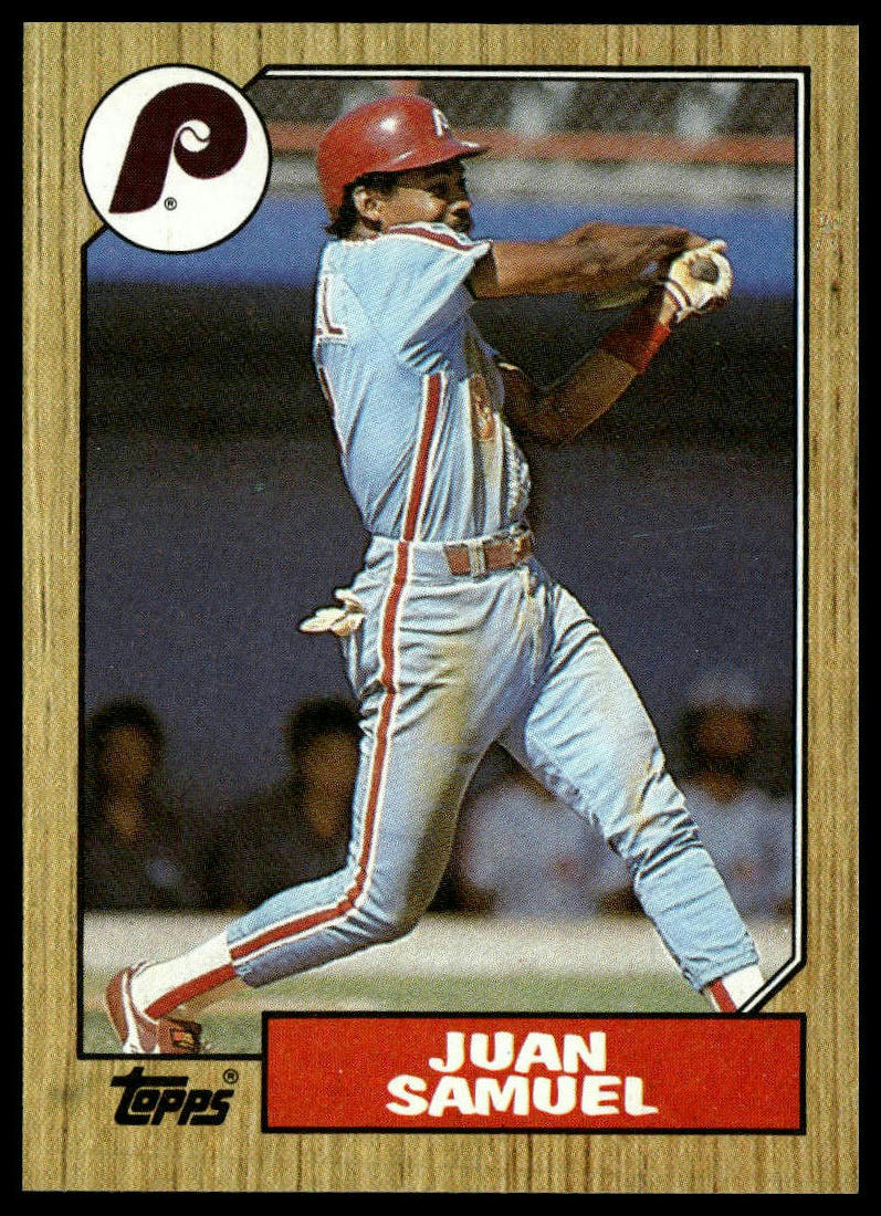 1987 Topps #255 Juan Samuel