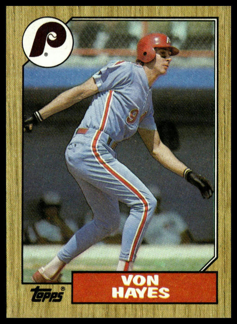 1987 Topps #666 Von Hayes
