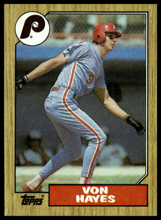 1987 Topps #666 Von Hayes