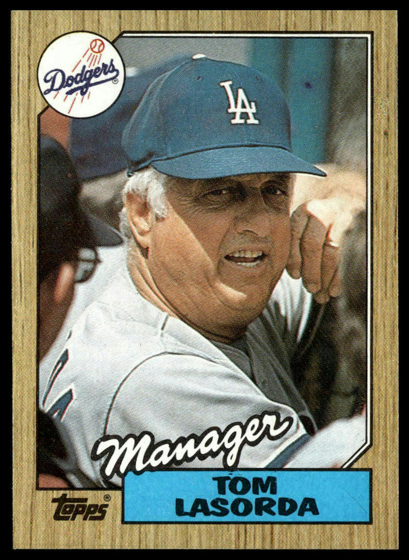 1987 Topps #493 Tom Lasorda