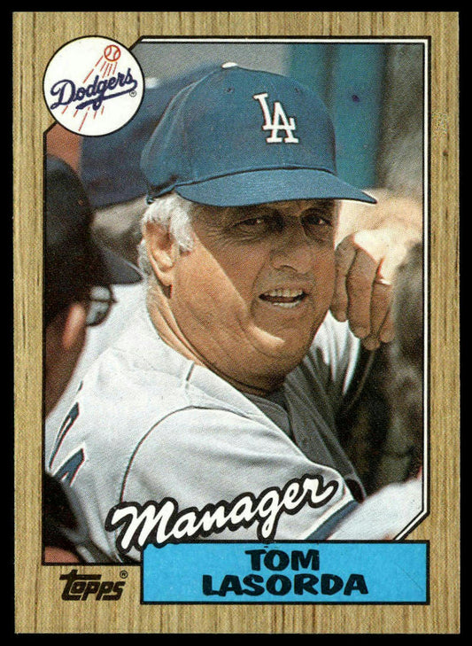 1987 Topps #493 Tom Lasorda