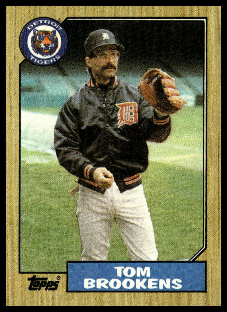 1987 Topps #713 Tom Brookens