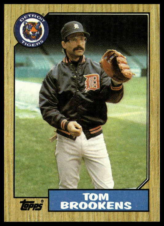1987 Topps #713 Tom Brookens