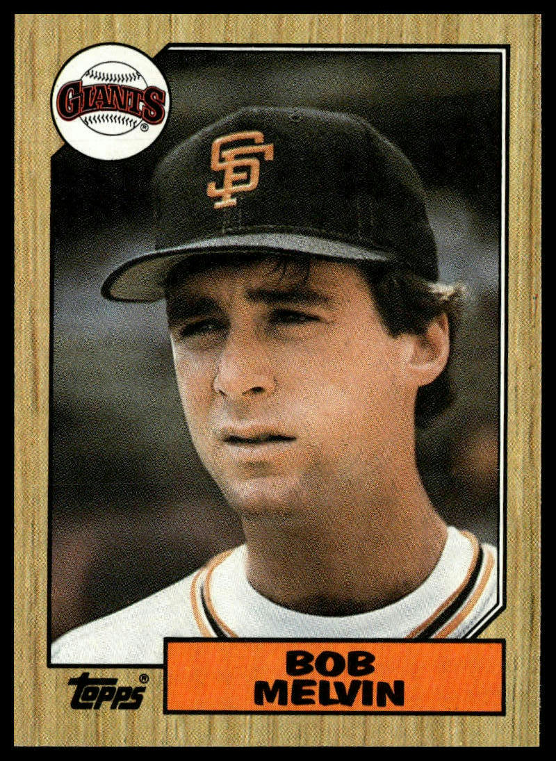 1987 Topps #549 Bob Melvin