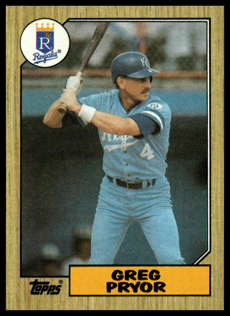 1987 Topps #761 Greg Pryor