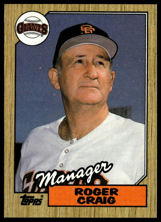 1987 Topps #193 Roger Craig