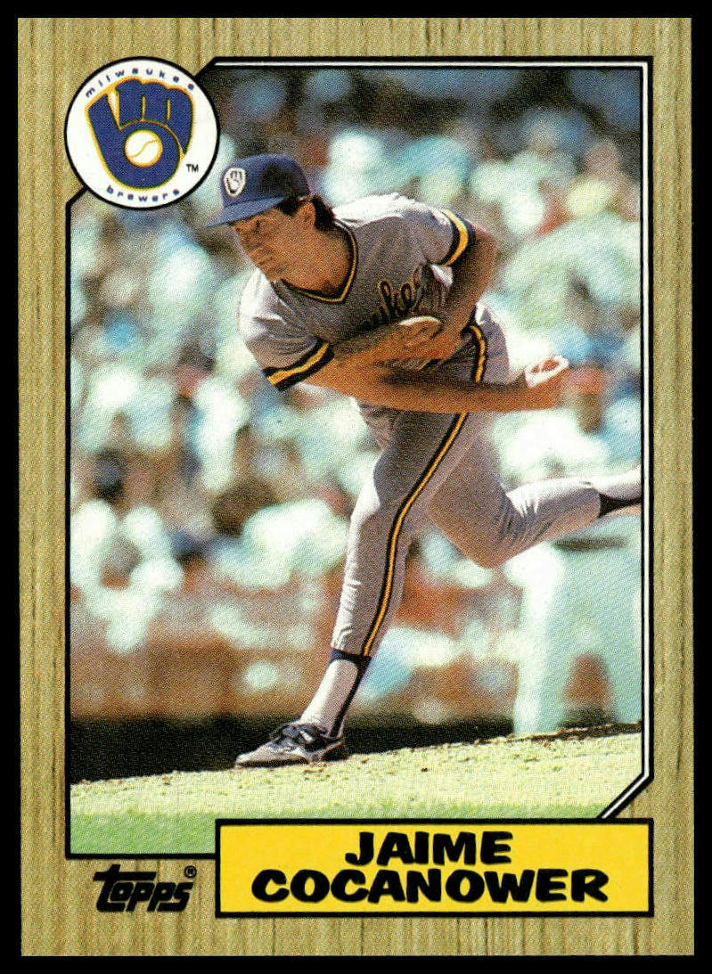 1987 Topps #423 Jaime Cocanower