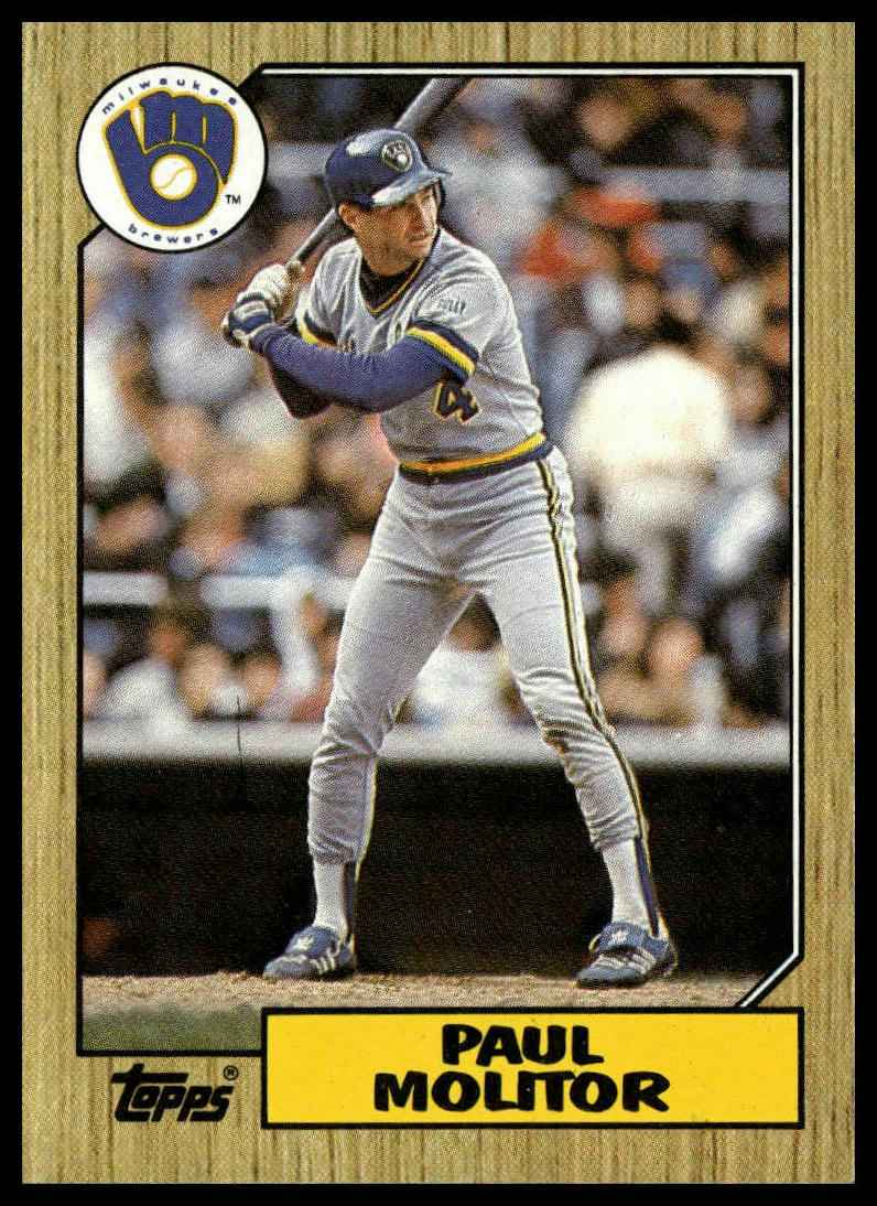 1987 Topps #741 Paul Molitor