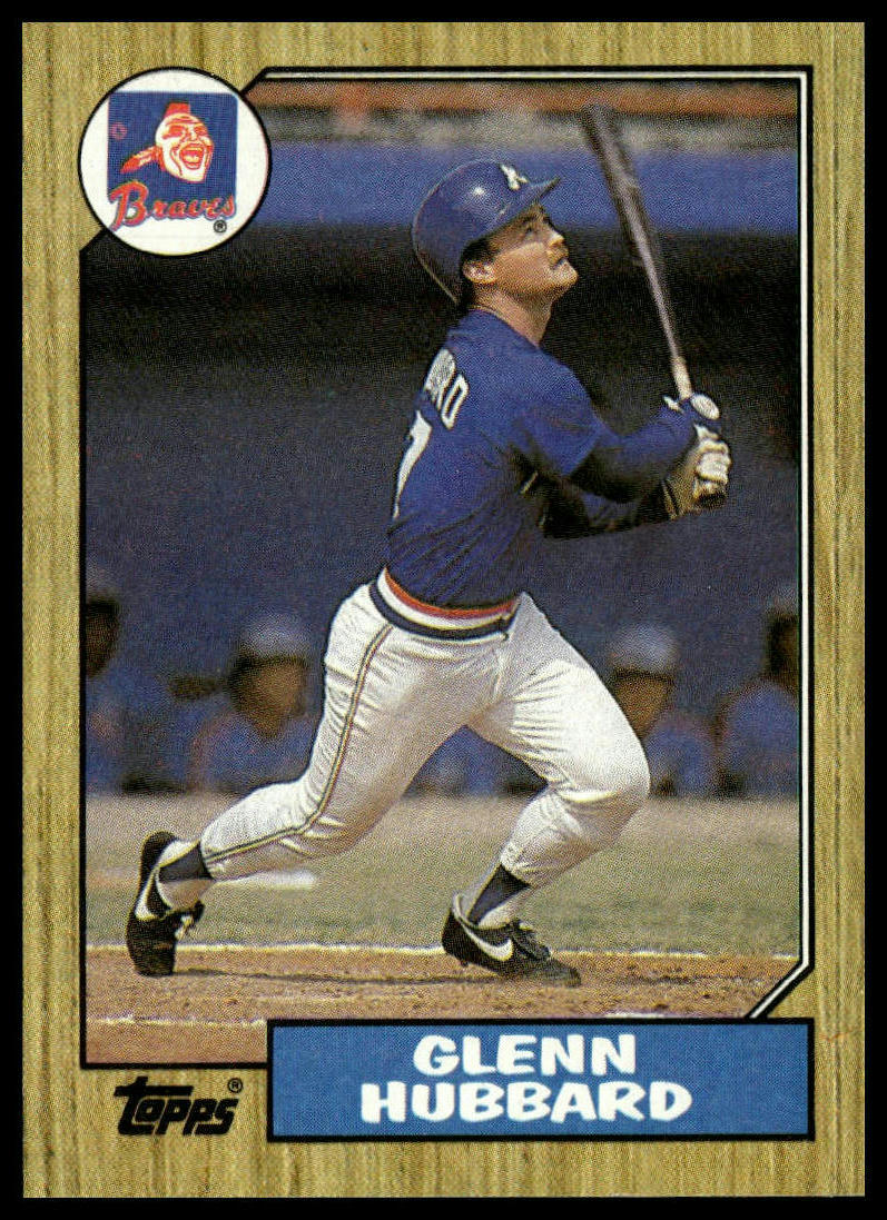 1987 Topps #745 Glenn Hubbard