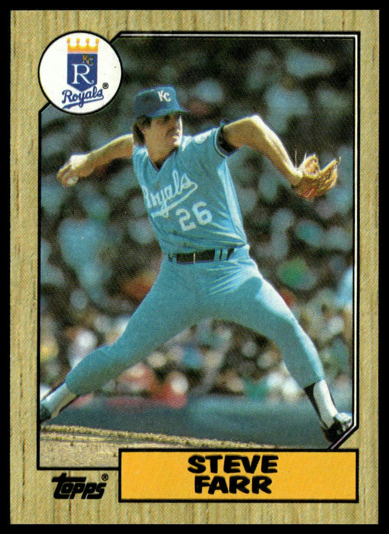 1987 Topps #473 Steve Farr