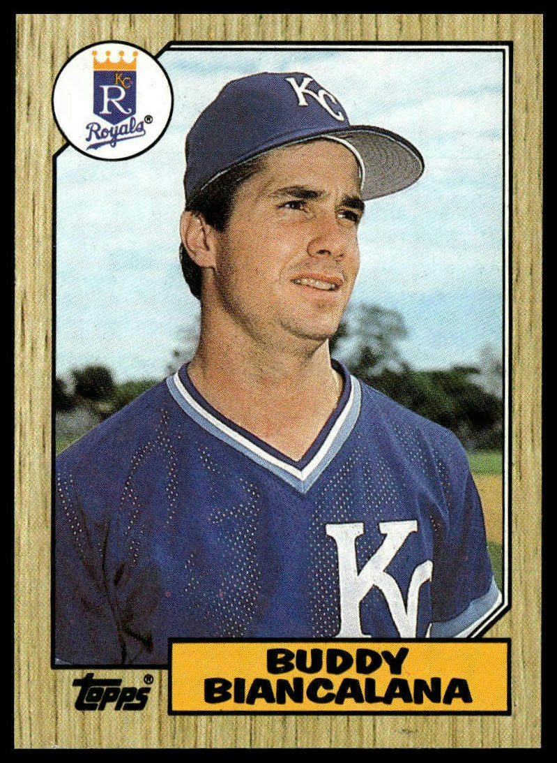 1987 Topps #554 Buddy Biancalana
