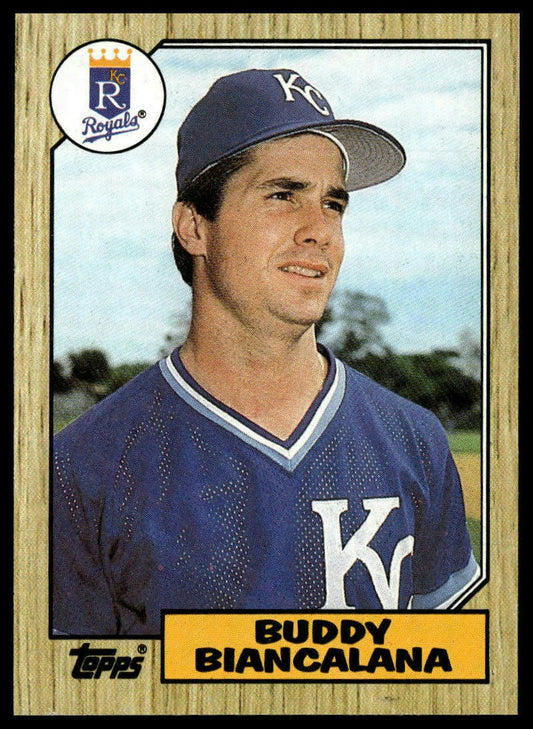 1987 Topps #554 Buddy Biancalana