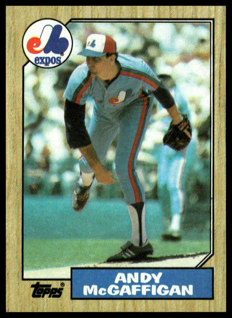 1987 Topps #742 Andy McGaffigan