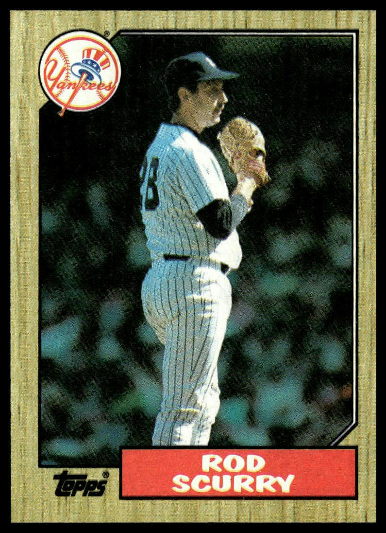 1987 Topps #665 Rod Scurry