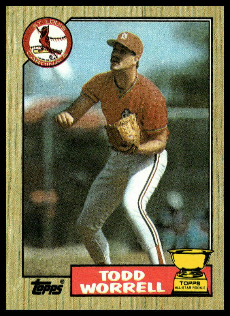 1987 Topps #465 Todd Worrell