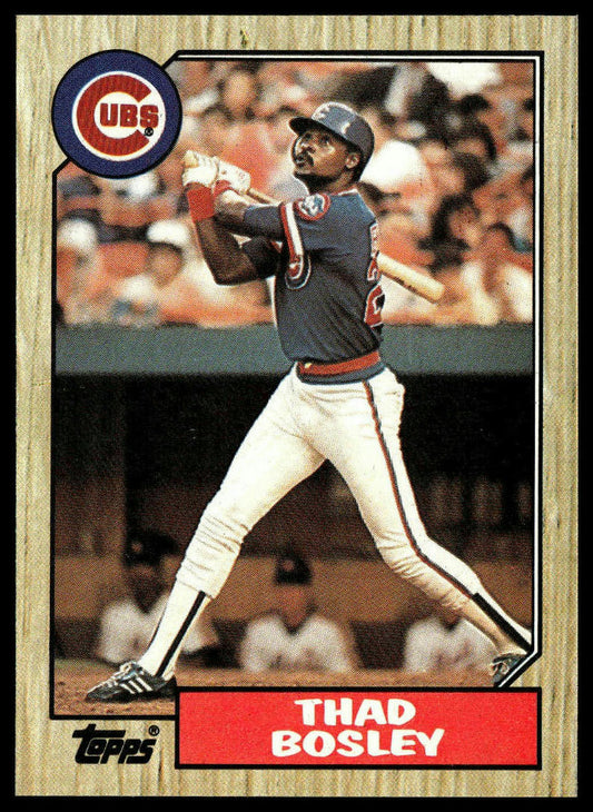 1987 Topps #58 Thad Bosley