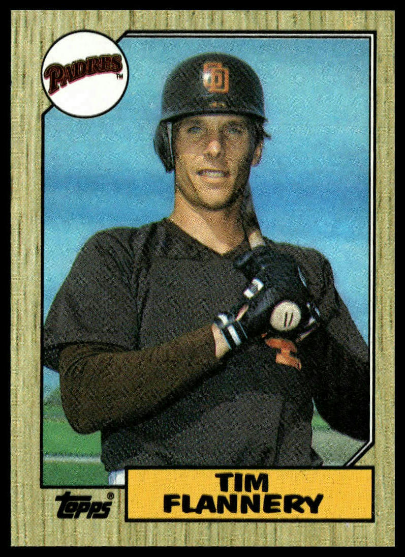 1987 Topps #763 Tim Flannery