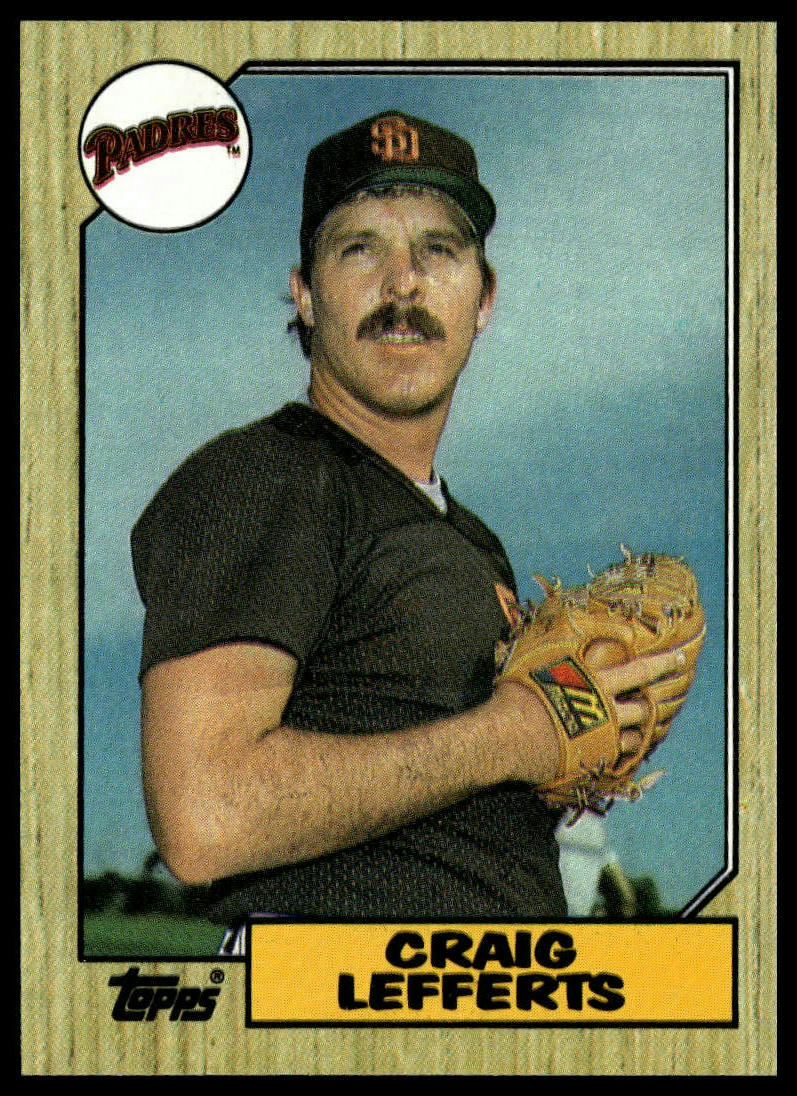 1987 Topps #501 Craig Lefferts